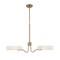 Designers Fountain Manhasset 60 Watt 2 Light Old Satin Brass Pendant with Etched White Glass Shade D259M-IS-OSB - alternate 1